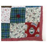 3 Hand Stitched Patchwork Lap etc. Quilts