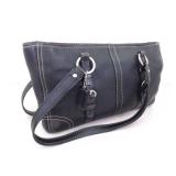 Authentic Chelsea Black Pebbled Leather COACH Shoulder Bag