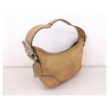 Authentic Soho Hobo Half Moon Tan Leather COACH Hand Bag