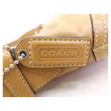 Authentic Soho Hobo Half Moon Tan Leather COACH Hand Bag
