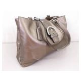 Authentic Soho East West Gold Leather Vintage COACH Shoulder Bag