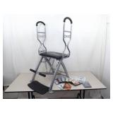 Malibu Pilates Pro Chair with Sculpting Handles and 7 Instructional, etc. DVD