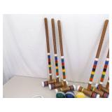 COMPLETE Like New Vintage Croquet Set