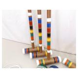 COMPLETE Like New Vintage Croquet Set