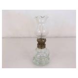 Lot of Various Glass Oil Lamps