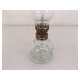 Lot of Various Glass Oil Lamps