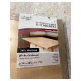 New 25" x 48" Birch Hardwood Butcher Block