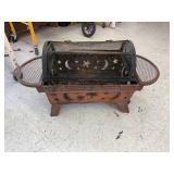 Portable Fire Pit with Wheels