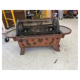 Portable Fire Pit with Wheels