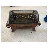 Portable Fire Pit with Wheels