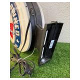 Budweiser American Owned, Born Here Brewed Here 2 Sided Sign