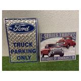 Ford Trucks Metal Signs