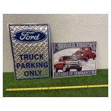 Ford Trucks Metal Signs