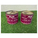 2 Vintage Cans Maytag Power Unit Grease - Sealed