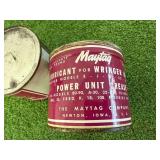 2 Vintage Cans Maytag Power Unit Grease - Sealed