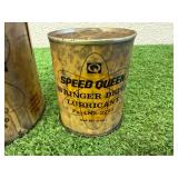 Sealed Cans Speed-Queen Transmission Lubricant & Wringer Drive Lubricant