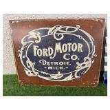 Ford Motor Co Metal Signs
