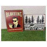 Metal Novelty Signs