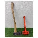 Axe & Soft-Face Sledge Hammer