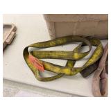 Tote of Large Ratchet Straps, Liftall & Tow Strap