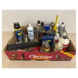 Assorted Oils, Lubricants, Spray Cans