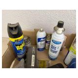 Assorted Oils, Lubricants, Spray Cans