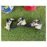 Fire Extinguisher, Bungee Cords & Vertical Surface Clamps