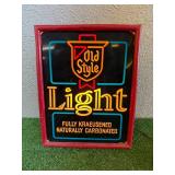 Old Style Light Light Up Sign