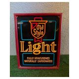 Old Style Light Light Up Sign
