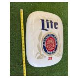 Lite Beer Plastic Sign