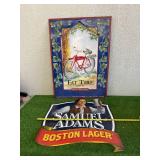 Samuel Adams Boston Lager & Fat Tire Large Metal Signs