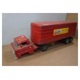 Vintage Marx Hi-Way Express Van Lines Semi-Truck and Trailer