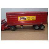 Vintage Marx Hi-Way Express Van Lines Semi-Truck and Trailer