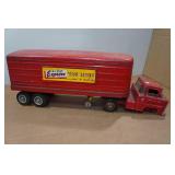 Vintage Marx Hi-Way Express Van Lines Semi-Truck and Trailer