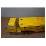 Vintage Tonka Car Carrier Truck and Trailer