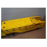 Vintage Tonka Car Carrier Truck and Trailer
