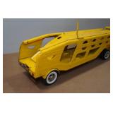 Vintage Tonka Car Carrier Truck and Trailer