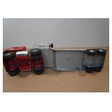 Vintage Ertl International NASCAR Racecar Hauler Truck and Trailer