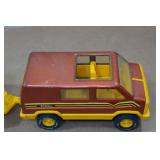 Vintage Tonka Van & Pop-Up Camper