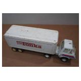 Vintage Mini-Tonka Semi-Truck and Trailer
