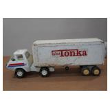 Vintage Mini-Tonka Semi-Truck and Trailer