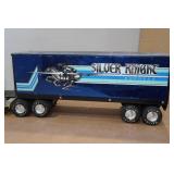 Vintage Nylint Silver Knight Express Semi-Truck and Trailer