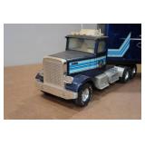 Vintage Nylint Silver Knight Express Semi-Truck and Trailer