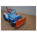 Vintage Tonka Jeep Wrecker and Plow Truck