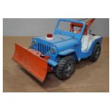 Vintage Tonka Jeep Wrecker and Plow Truck