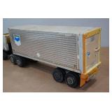 Vintage Tonka Chevron Semi-Truck and Trailer