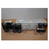 Vintage Tonka Chevron Semi-Truck and Trailer