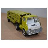 Vintage Marx Car Carrier Semi-Truck and Trailer