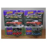 *2* Johnny Lightning Classic Customs Corvette Die Cast Replicas