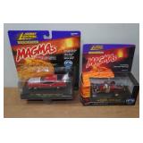 *2* Johnny Lightning Magmas Die Casts - Ford Mustang & Munsters Drag-U-La